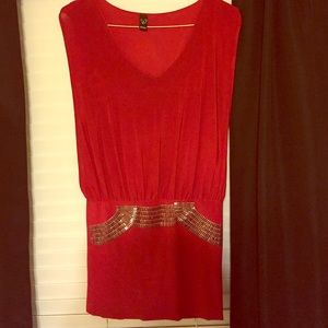 Red Dress. WORN ONCE.