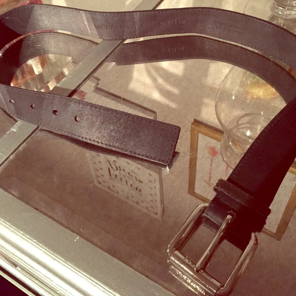 Black Michael Kors belt