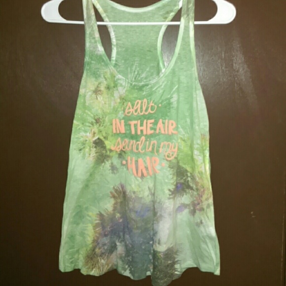 Razor back tank top