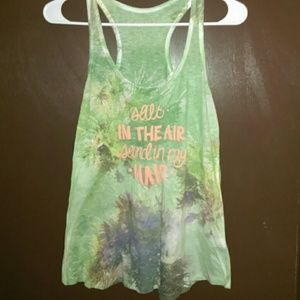 Razor back tank top