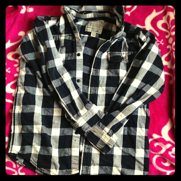 Black and white flannel