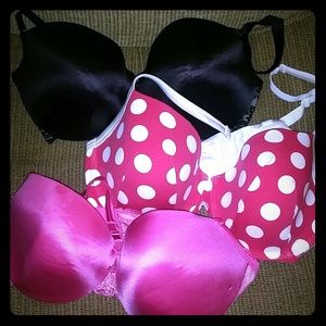 Bundle of bras, Cacique, 42D, Lane Bryant, new!