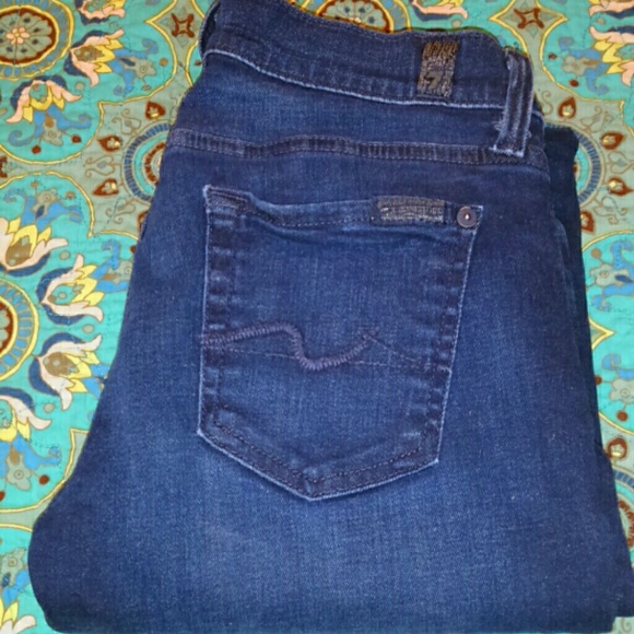 7 for all Mankind Denim - 7 for all mankind straight leg denim