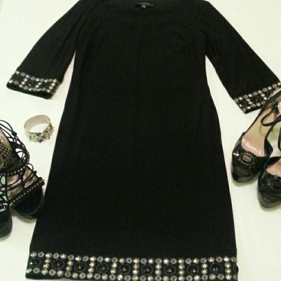Show, dinner, etc wear. .Dress. Crew neck