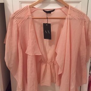 Armani Exchange Baby Pink Blouse