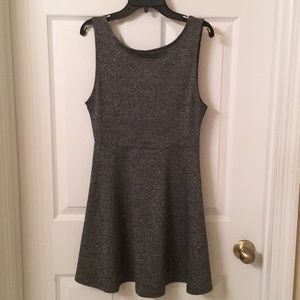 Charcoal grey skater dress