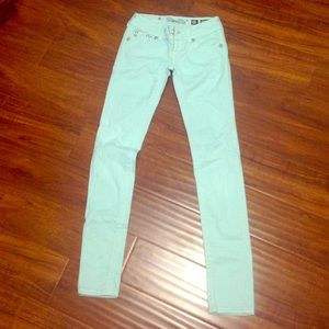 Baby blue miss me jeans!!