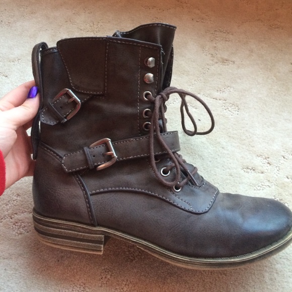 American Rag Boots - Brown/grey combat boot