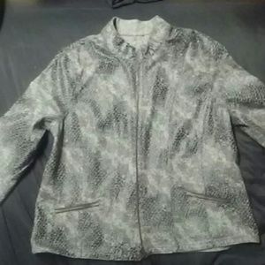 Vintage Snakeskin patterned blazer