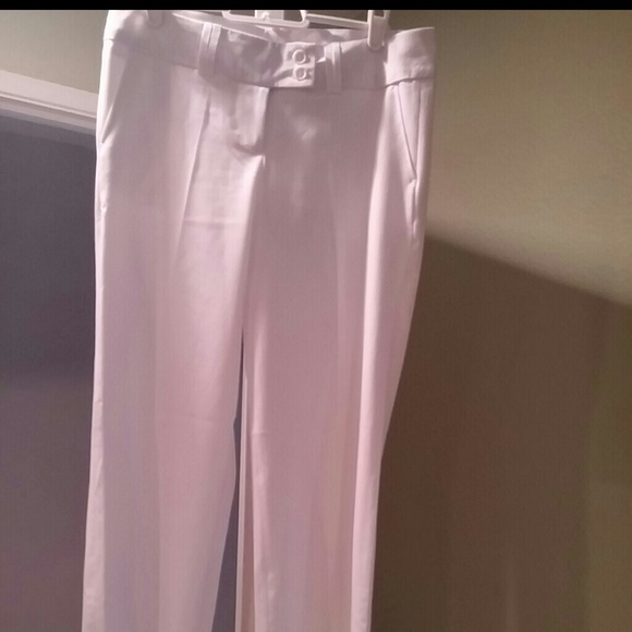Brand new, never worn white slacks