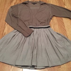 Plunge neck Armani Exchange Dress