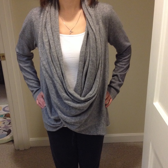 Cashmere blend sweater cardigan