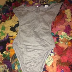 Grey bodysuit