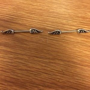 Angel wing nipple bars