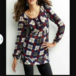 FINAL SALE Kensie sheer tunic top