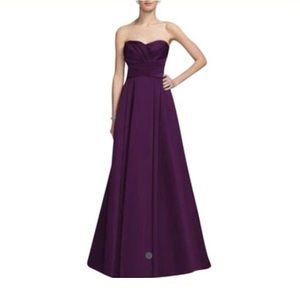 SOLD - Bridesmaid / Prom Plum Dress