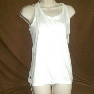 White Ralph Lauren Skinny Tank