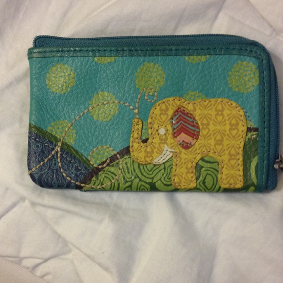 Elephant coin purse / card holder.