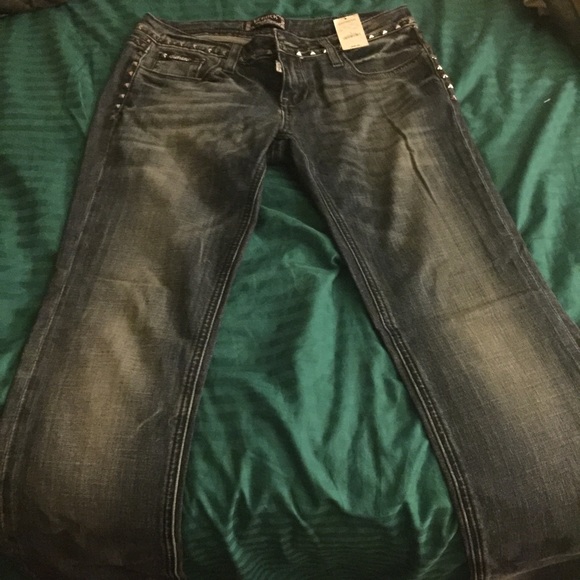 Dark denim