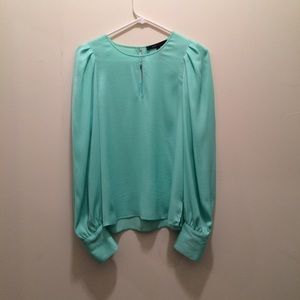 BCBG Maxazria silk long sleeve shirt