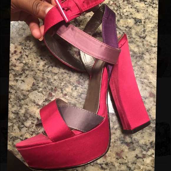 Qupid pumps/chunky heels