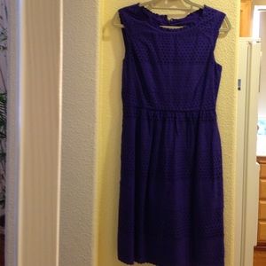 J. Crew Purple Sleeveless Dress Size 4