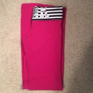 Vs pink boot cut yoga pants