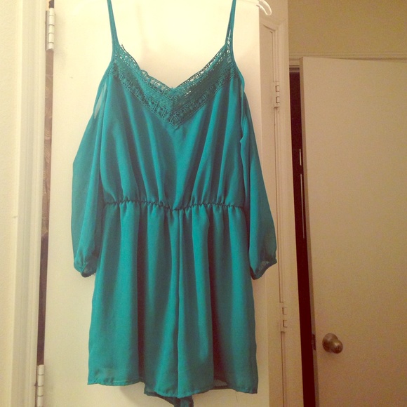 Turquoise romper