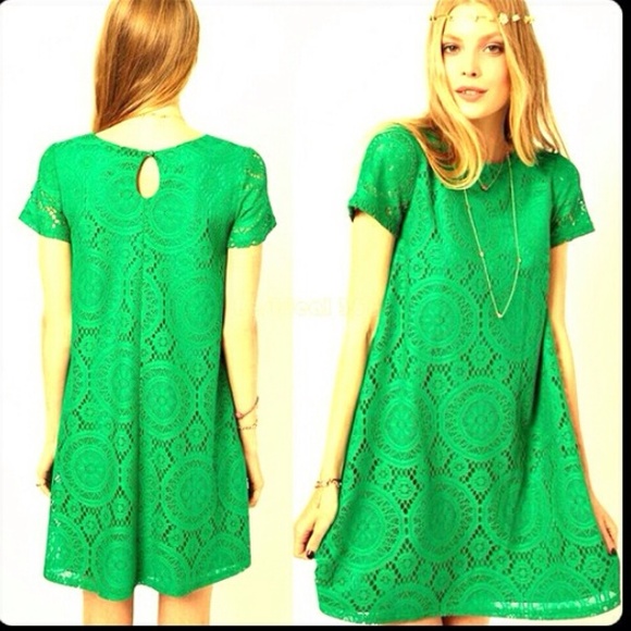 Kelly Green Dress