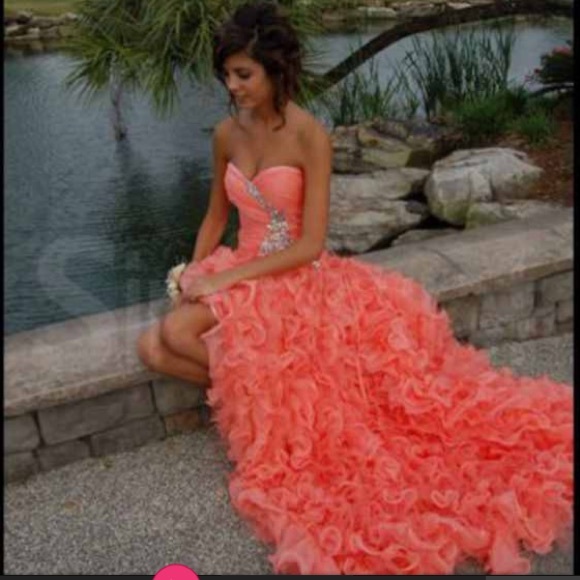 Coral Prom Dress