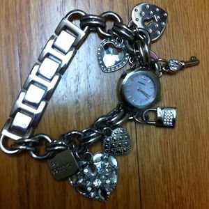 Fossil charm bracelet