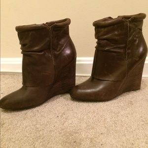 Nine West Brown Booties, Size 8 Never Worn