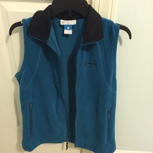 Columbia Teal Fleece vest