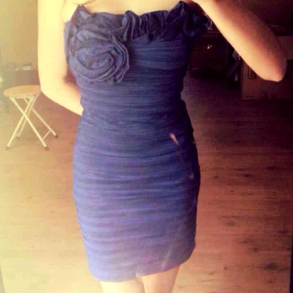 Blue "clubbing" dress.