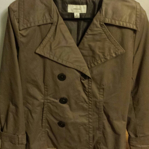 Camel rain blazer