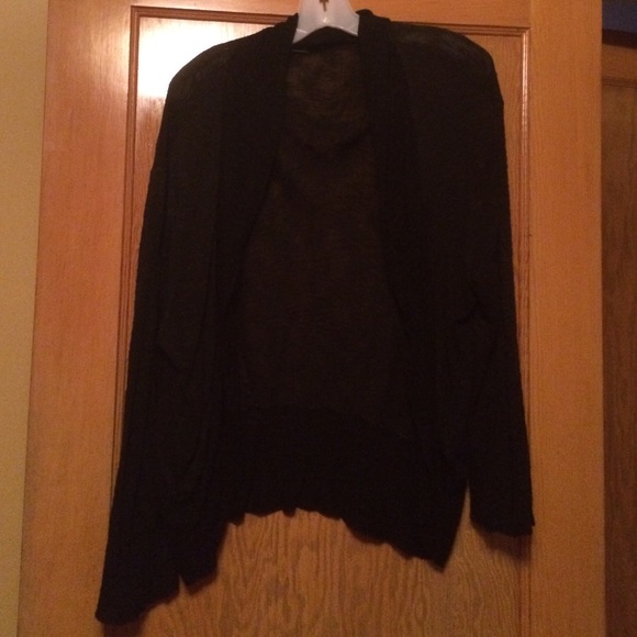 Black cardigan