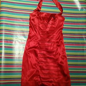 Red dress