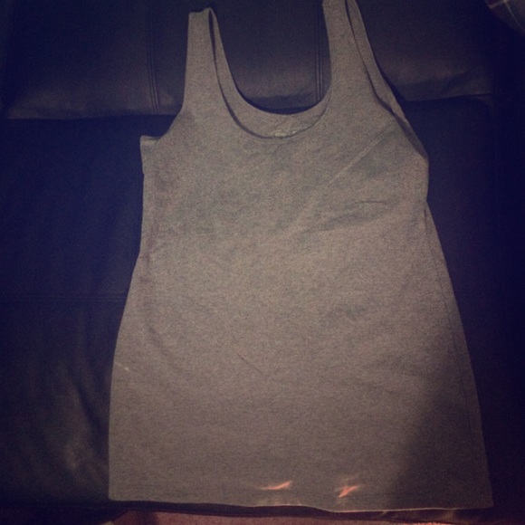 Large gray tank top