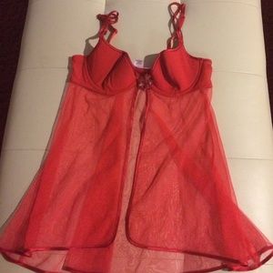 Sexy red VS lingerie