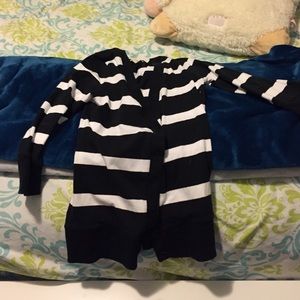 Black and white sweater