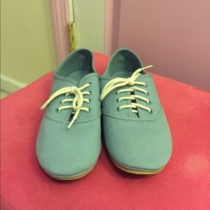 Light blue shoes