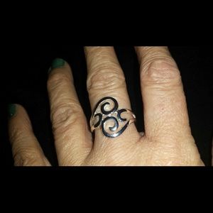 Sterling Silver Swirl Ring