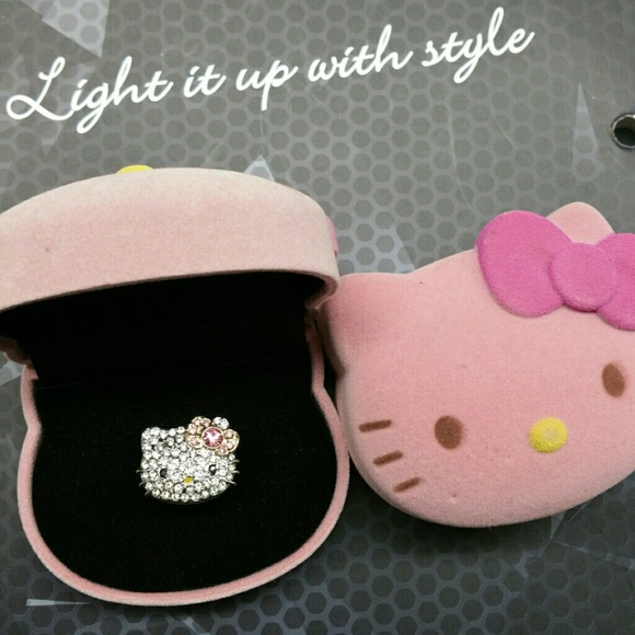 Hello kitty authentic sanrio ring OS adjustable