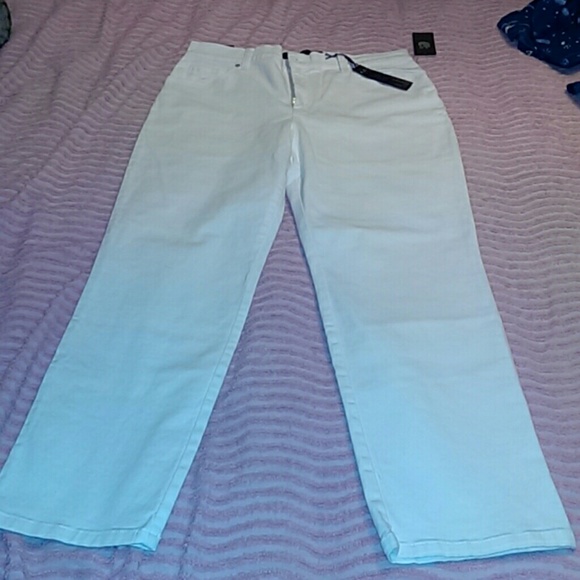 White jeans size 14