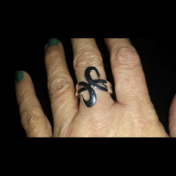 Sterling Silver Loop Ring
