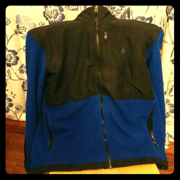 *SALE*Black & Blue polo jacket.