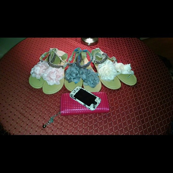 Colorful flower Sandals