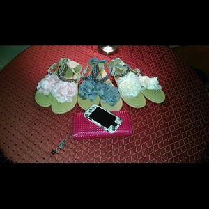 Colorful flower Sandals