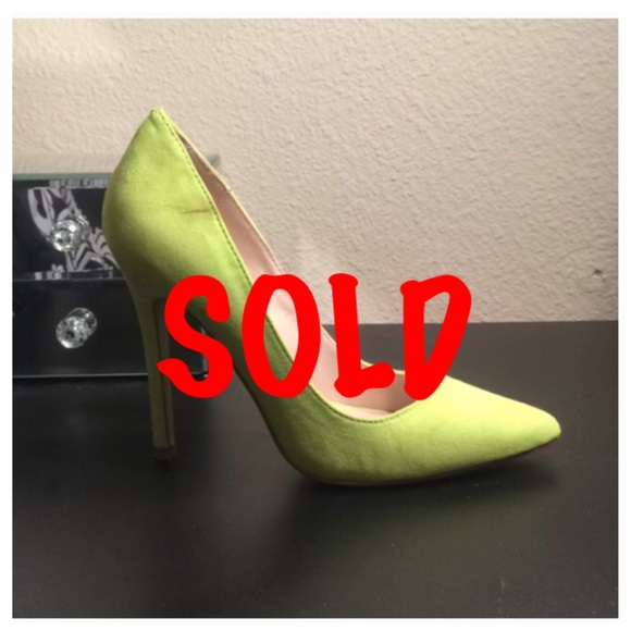 Neon heels