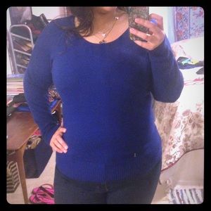 Royal blue sweater